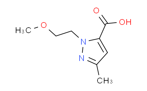 CAS No. 864522-54-3, 1-(2-Methoxyethyl)-3-methyl-1H-pyrazole-5-carboxylic acid