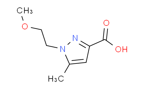 CAS No. 1175127-14-6, 1-(2-Methoxyethyl)-5-methyl-1H-pyrazole-3-carboxylic acid