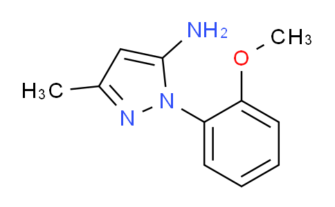 CAS No. 91331-85-0, 1-(2-Methoxyphenyl)-3-methyl-1H-pyrazol-5-amine