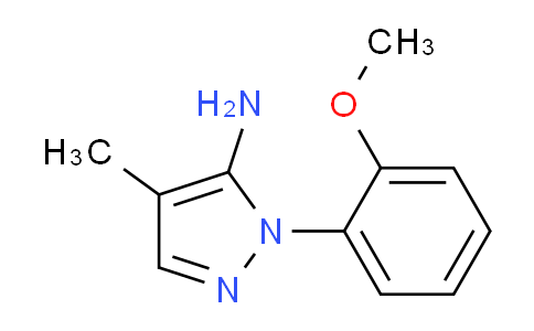 CAS No. 1448854-72-5, 1-(2-Methoxyphenyl)-4-methyl-1H-pyrazol-5-amine
