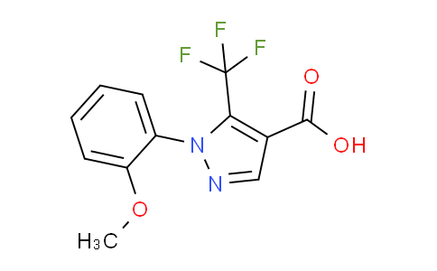 CAS No. 618070-64-7, 1-(2-Methoxyphenyl)-5-(trifluoromethyl)-1H-pyrazole-4-carboxylic acid