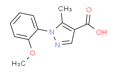 CAS No. 241798-56-1, 1-(2-Methoxyphenyl)-5-methyl-1H-pyrazole-4-carboxylic acid