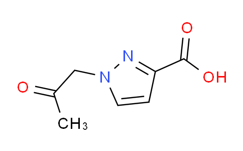 CAS No. 1708428-43-6, 1-(2-Oxopropyl)-1H-pyrazole-3-carboxylic acid