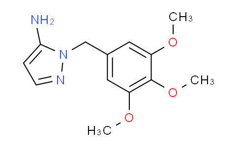 CAS No. 1052547-81-5, 1-(3,4,5-Trimethoxybenzyl)-1H-pyrazol-5-amine