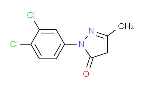 CAS No. 13124-17-9, 1-(3,4-Dichlorophenyl)-3-methyl-1H-pyrazol-5(4H)-one