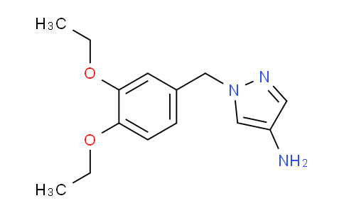 CAS No. 1002033-47-7, 1-(3,4-Diethoxybenzyl)-1H-pyrazol-4-amine