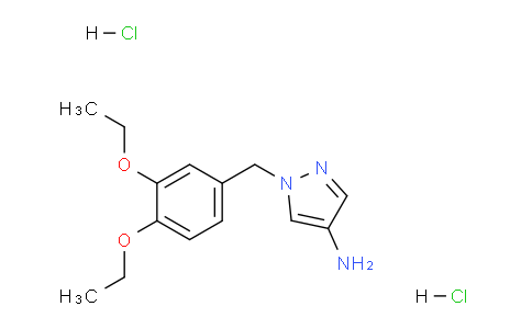 CAS No. 1185358-54-6, 1-(3,4-Diethoxybenzyl)-1H-pyrazol-4-amine dihydrochloride