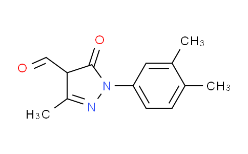 CAS No. 473681-77-5, 1-(3,4-Dimethylphenyl)-3-methyl-5-oxo-4,5-dihydro-1H-pyrazole-4-carbaldehyde