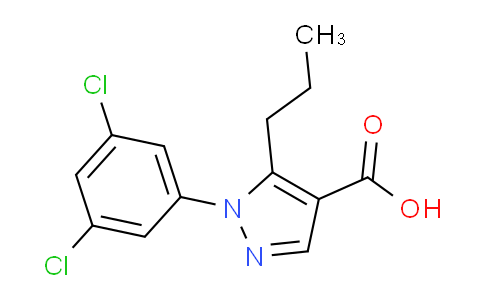CAS No. 306936-60-7, 1-(3,5-Dichlorophenyl)-5-propyl-1H-pyrazole-4-carboxylic acid