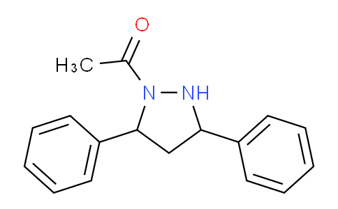 CAS No. 332102-25-7, 1-(3,5-Diphenylpyrazolidin-1-yl)ethanone