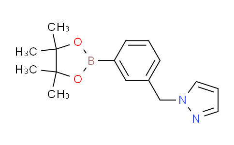 CAS No. 1486485-43-1, 1-(3-(4,4,5,5-Tetramethyl-1,3,2-dioxaborolan-2-yl)benzyl)-1H-pyrazole