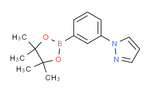 CAS No. 852227-94-2, 1-(3-(4,4,5,5-Tetramethyl-1,3,2-dioxaborolan-2-yl)phenyl)-1H-pyrazole