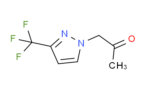 CAS No. 1004643-67-7, 1-(3-(Trifluoromethyl)-1H-pyrazol-1-yl)propan-2-one