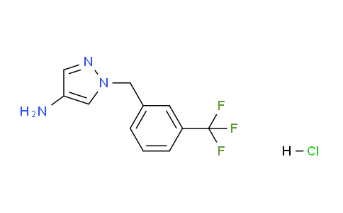 CAS No. 1197235-86-1, 1-(3-(Trifluoromethyl)benzyl)-1H-pyrazol-4-amine hydrochloride