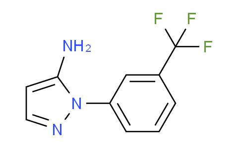 CAS No. 78119-07-0, 1-(3-(Trifluoromethyl)phenyl)-1H-pyrazol-5-amine