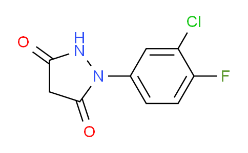 CAS No. 328562-23-8, 1-(3-Chloro-4-fluorophenyl)pyrazolidine-3,5-dione