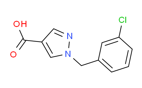 CAS No. 1006494-84-3, 1-(3-Chlorobenzyl)-1H-pyrazole-4-carboxylic acid