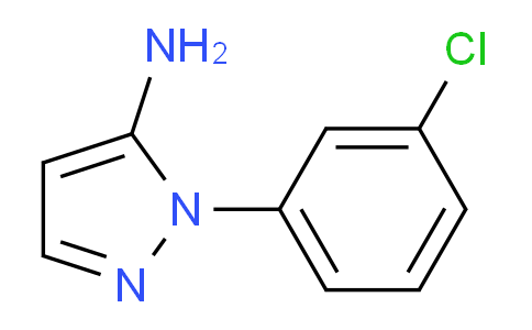 CAS No. 15001-15-7, 1-(3-Chlorophenyl)-1H-pyrazol-5-amine