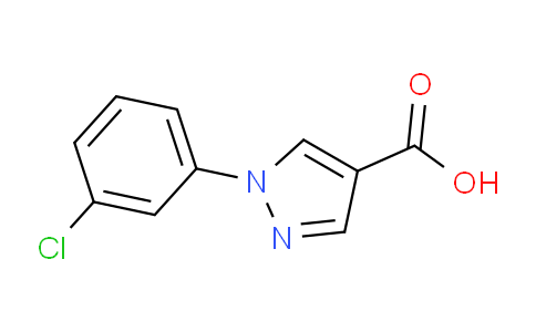CAS No. 1053085-34-9, 1-(3-Chlorophenyl)-1H-pyrazole-4-carboxylic acid