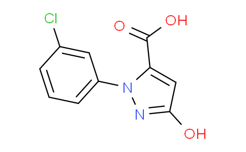 CAS No. 1784107-76-1, 1-(3-Chlorophenyl)-3-hydroxy-1H-pyrazole-5-carboxylic acid