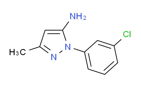 CAS No. 40401-41-0, 1-(3-Chlorophenyl)-3-methyl-1H-pyrazol-5-amine