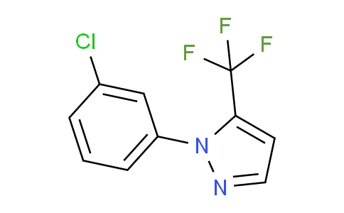 CAS No. 1269292-85-4, 1-(3-Chlorophenyl)-5-(trifluoromethyl)-1H-pyrazole