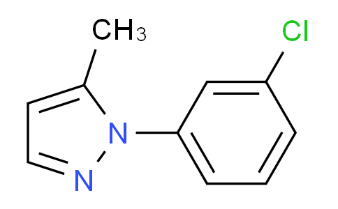 CAS No. 1247358-87-7, 1-(3-Chlorophenyl)-5-methyl-1H-pyrazole
