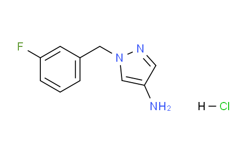 CAS No. 1184970-69-1, 1-(3-Fluorobenzyl)-1H-pyrazol-4-amine hydrochloride