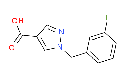 CAS No. 531506-66-8, 1-(3-Fluorobenzyl)-1H-pyrazole-4-carboxylic acid