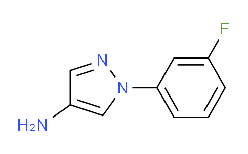 CAS No. 1196145-25-1, 1-(3-Fluorophenyl)-1H-pyrazol-4-amine