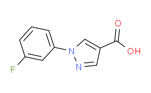 CAS No. 138907-82-1, 1-(3-Fluorophenyl)-1H-pyrazole-4-carboxylic acid