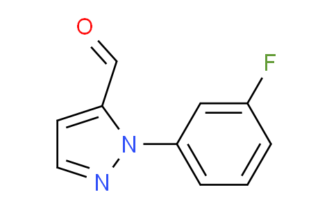 CAS No. 1269292-05-8, 1-(3-Fluorophenyl)-1H-pyrazole-5-carbaldehyde