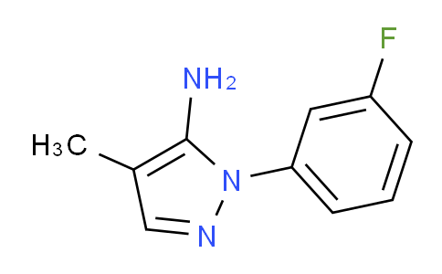 CAS No. 1448855-33-1, 1-(3-Fluorophenyl)-4-methyl-1H-pyrazol-5-amine