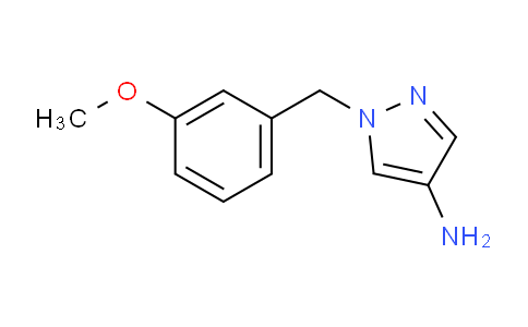 CAS No. 957261-62-0, 1-(3-Methoxybenzyl)-1H-pyrazol-4-amine