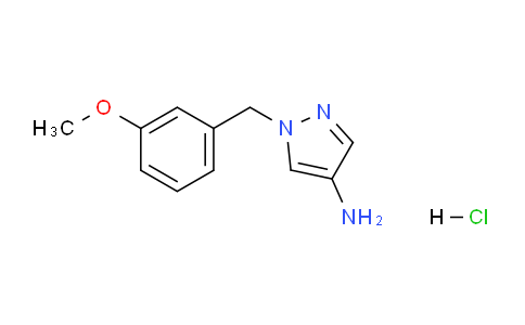 CAS No. 1185095-48-0, 1-(3-Methoxybenzyl)-1H-pyrazol-4-amine hydrochloride