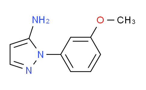 CAS No. 14679-00-6, 1-(3-Methoxyphenyl)-1H-pyrazol-5-amine