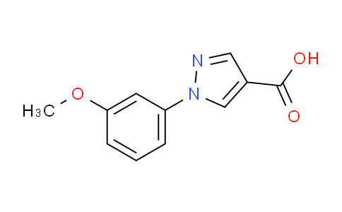 CAS No. 1177350-90-1, 1-(3-Methoxyphenyl)-1H-pyrazole-4-carboxylic acid