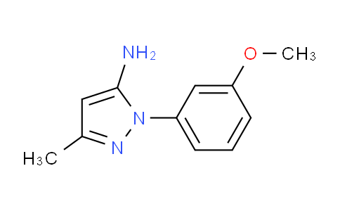 CAS No. 92721-94-3, 1-(3-Methoxyphenyl)-3-methyl-1H-pyrazol-5-amine