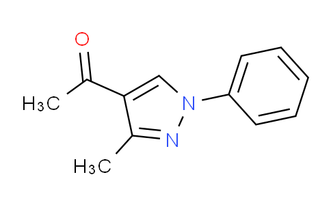 CAS No. 105223-85-6, 1-(3-Methyl-1-phenyl-1H-pyrazol-4-yl)ethanone