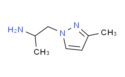 CAS No. 957261-74-4, 1-(3-Methyl-1H-pyrazol-1-yl)propan-2-amine