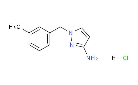 CAS No. 1185573-90-3, 1-(3-Methylbenzyl)-1H-pyrazol-3-amine hydrochloride