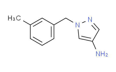 CAS No. 1185384-91-1, 1-(3-Methylbenzyl)-1H-pyrazol-4-amine