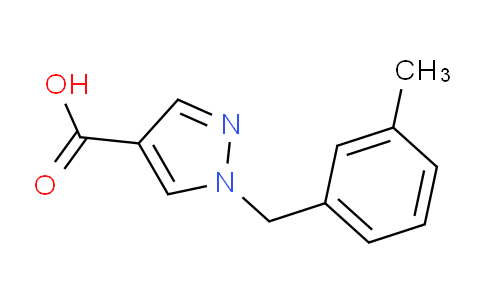 CAS No. 1006494-81-0, 1-(3-Methylbenzyl)-1H-pyrazole-4-carboxylic acid
