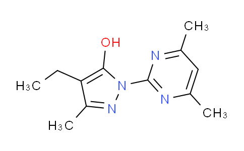 CAS No. 955554-21-9, 1-(4,6-Dimethylpyrimidin-2-yl)-4-ethyl-3-methyl-1H-pyrazol-5-ol