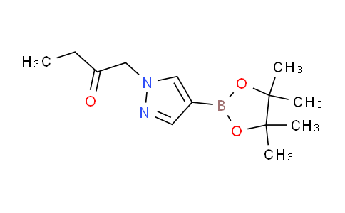 CAS No. 1022092-31-4, 1-(4-(4,4,5,5-Tetramethyl-1,3,2-dioxaborolan-2-yl)-1H-pyrazol-1-yl)butan-2-one