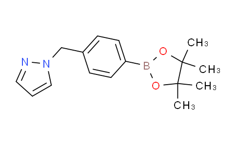 CAS No. 1315281-50-5, 1-(4-(4,4,5,5-Tetramethyl-1,3,2-dioxaborolan-2-yl)benzyl)-1H-pyrazole