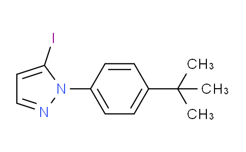 CAS No. 1314002-49-7, 1-(4-(tert-Butyl)phenyl)-5-iodo-1H-pyrazole