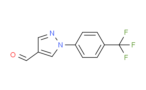 CAS No. 1426830-32-1, 1-(4-(Trifluoromethyl)phenyl)-1H-pyrazole-4-carbaldehyde