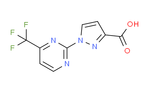 CAS No. 1006492-26-7, 1-(4-(Trifluoromethyl)pyrimidin-2-yl)-1H-pyrazole-3-carboxylic acid