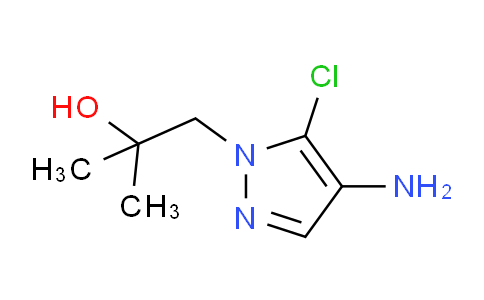 CAS No. 1374830-03-1, 1-(4-Amino-5-chloro-1H-pyrazol-1-yl)-2-methylpropan-2-ol